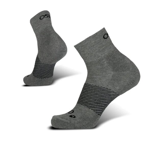 OS1st Wicked Comfort Socks | 1/4 Crew Charcoal Socks - Picture 1 of 2
